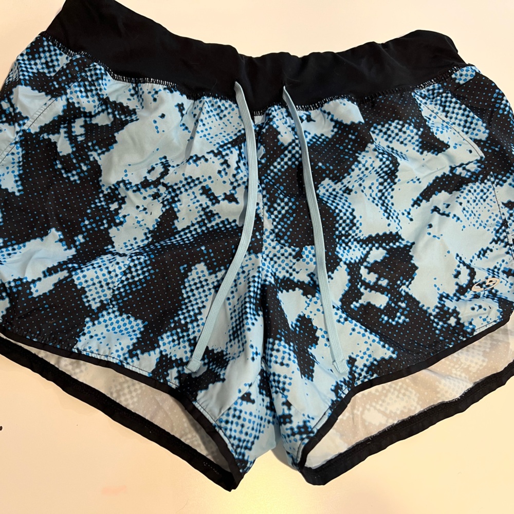 Champion blue and white shorts size medium
